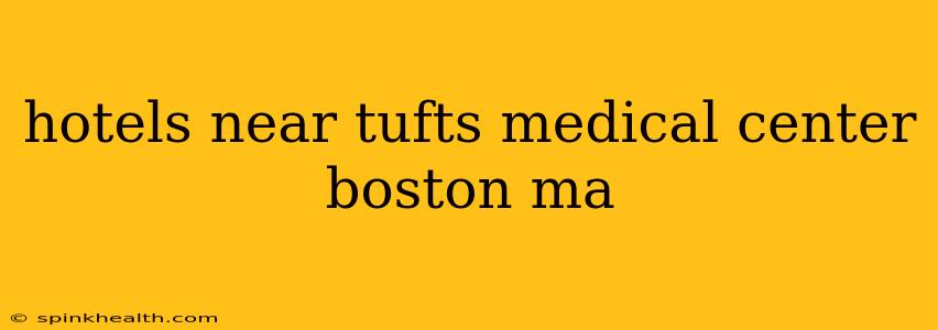 hotels near tufts medical center boston ma