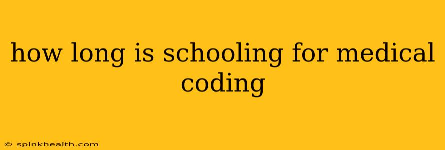 how long is schooling for medical coding