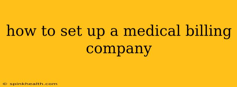 how to set up a medical billing company