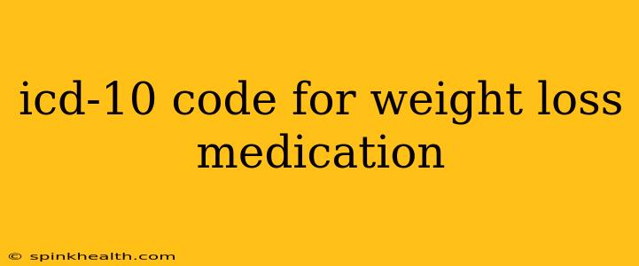 icd-10 code for weight loss medication