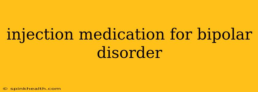 injection medication for bipolar disorder