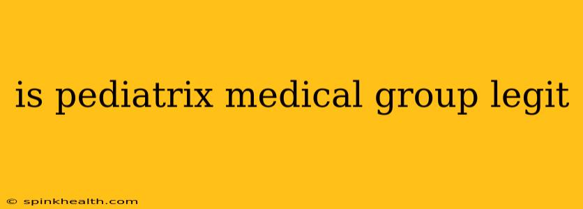 is pediatrix medical group legit