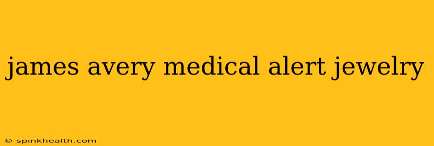 james avery medical alert jewelry
