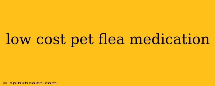 low cost pet flea medication