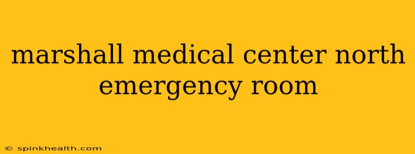 marshall medical center north emergency room