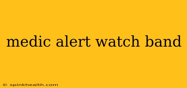 medic alert watch band