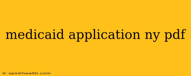 medicaid application ny pdf