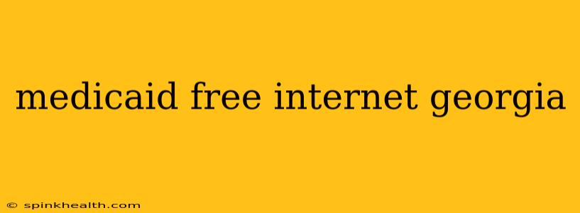 medicaid free internet georgia