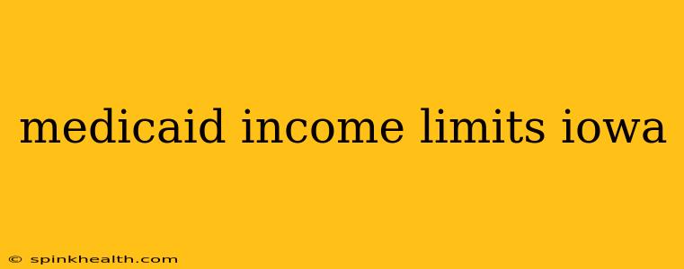 medicaid income limits iowa