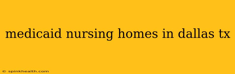 medicaid nursing homes in dallas tx