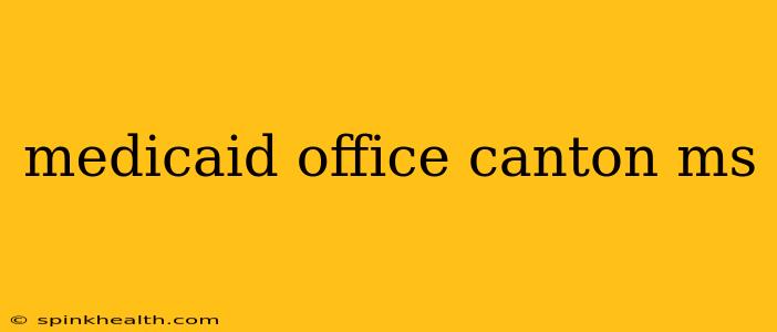 medicaid office canton ms