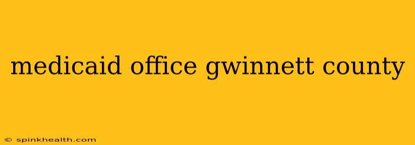 medicaid office gwinnett county