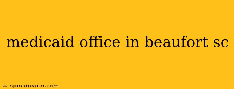 medicaid office in beaufort sc