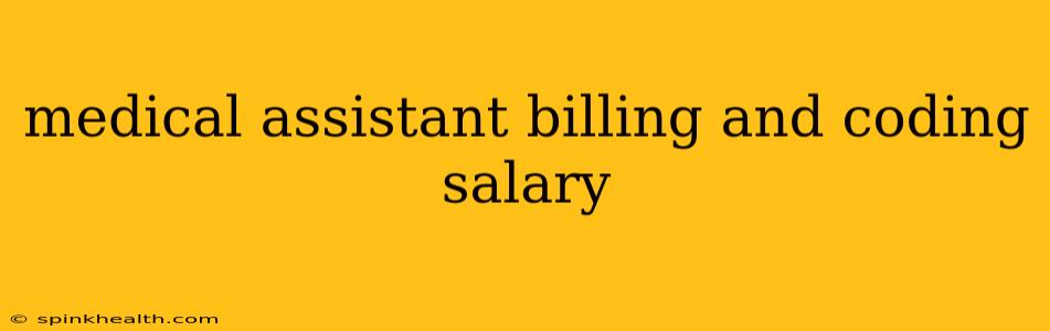 medical assistant billing and coding salary
