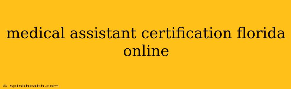 medical assistant certification florida online