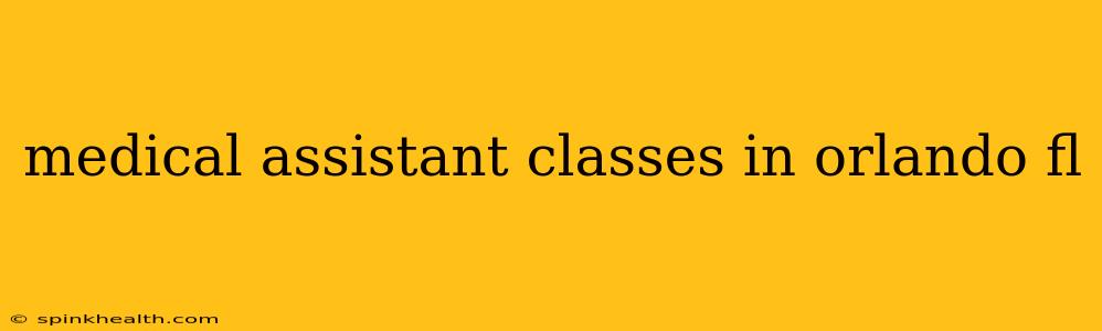 medical assistant classes in orlando fl