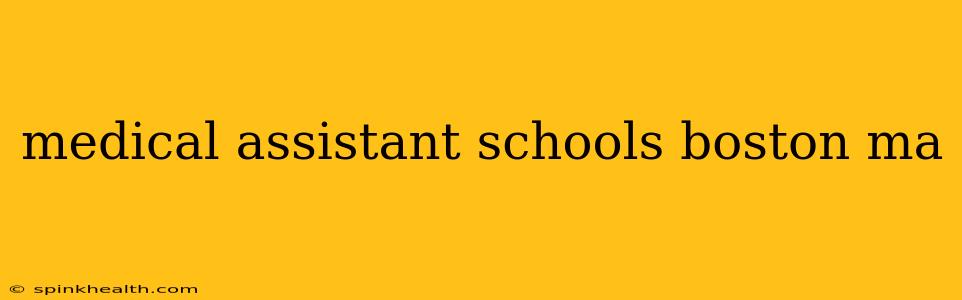 medical assistant schools boston ma