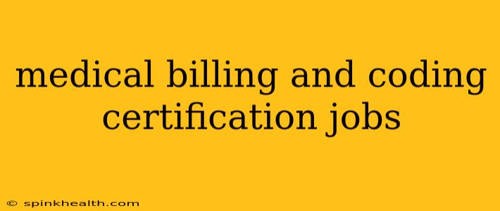 medical billing and coding certification jobs