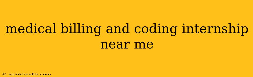 medical billing and coding internship near me