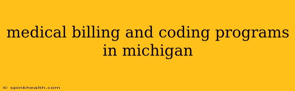 medical billing and coding programs in michigan