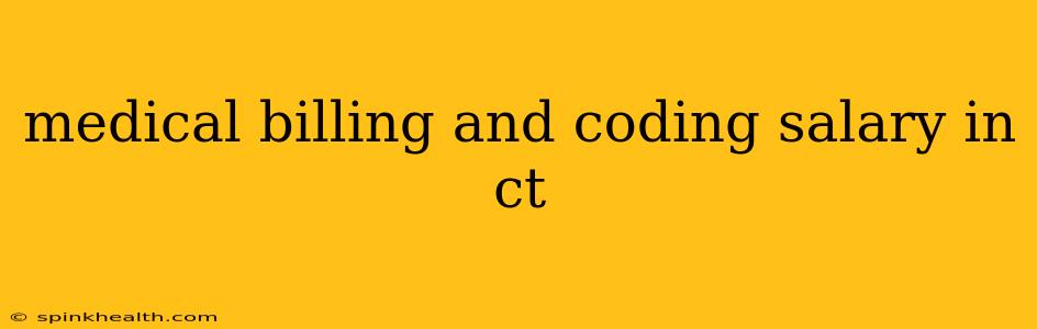 medical billing and coding salary in ct