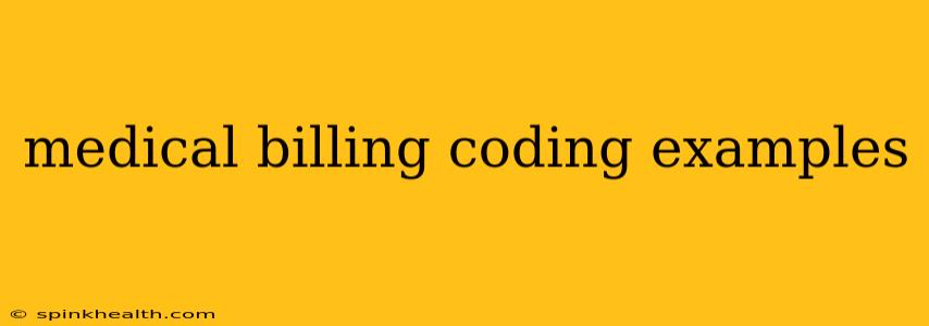 medical billing coding examples