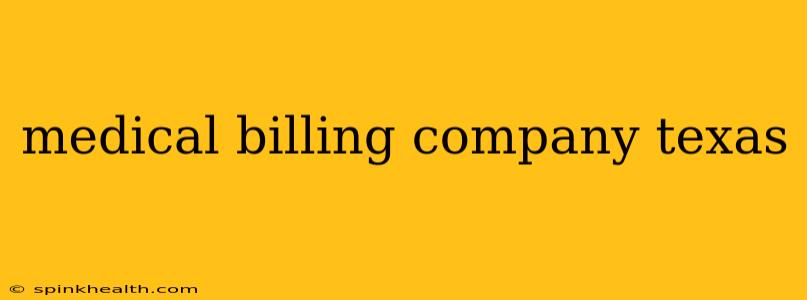 medical billing company texas