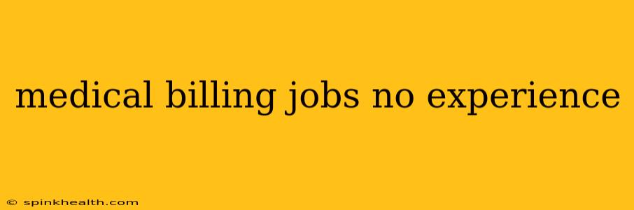 medical billing jobs no experience