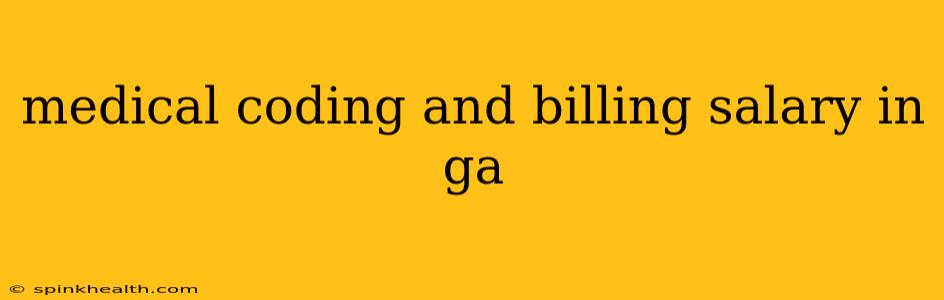medical coding and billing salary in ga