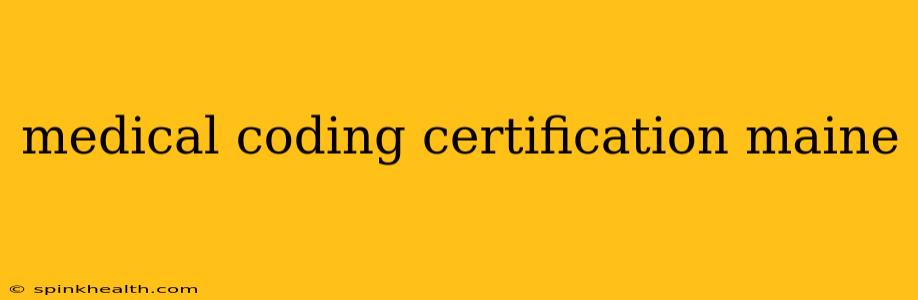 medical coding certification maine