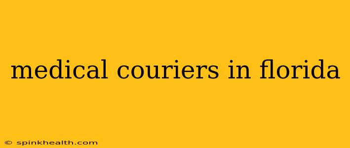 medical couriers in florida