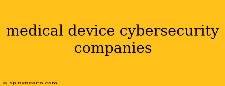 medical device cybersecurity companies