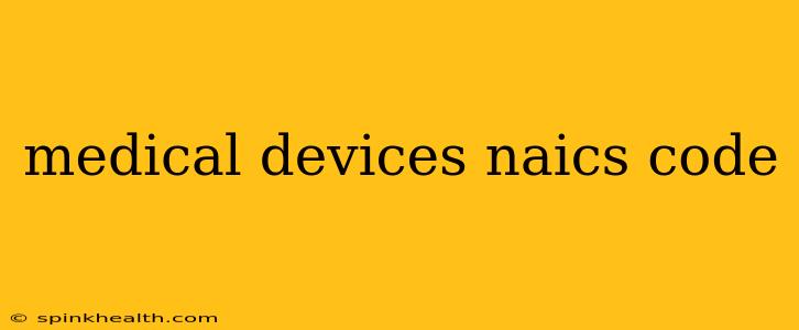 medical devices naics code