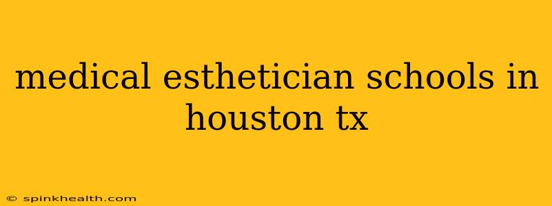 medical esthetician schools in houston tx