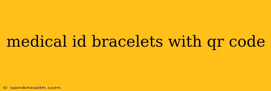 medical id bracelets with qr code