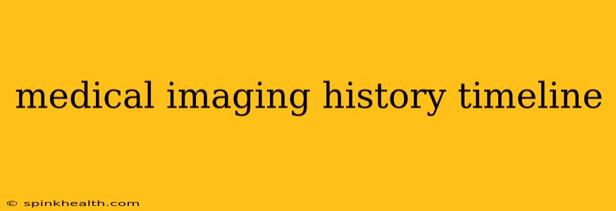 medical imaging history timeline