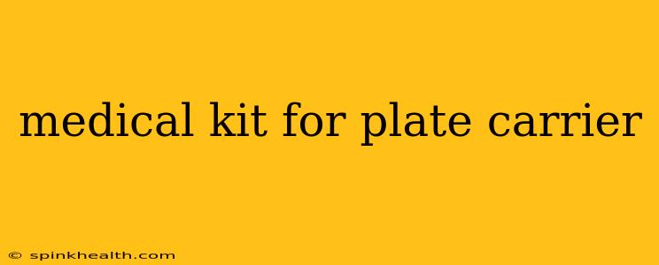 medical kit for plate carrier