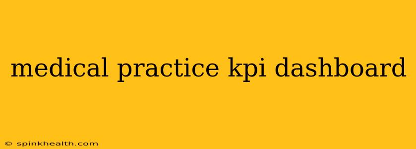medical practice kpi dashboard