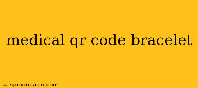 medical qr code bracelet