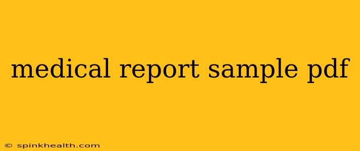 medical report sample pdf