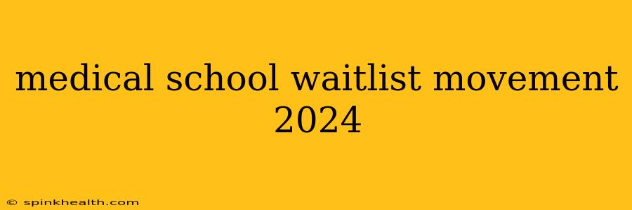 medical school waitlist movement 2024