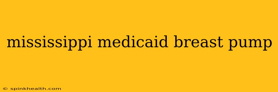 mississippi medicaid breast pump