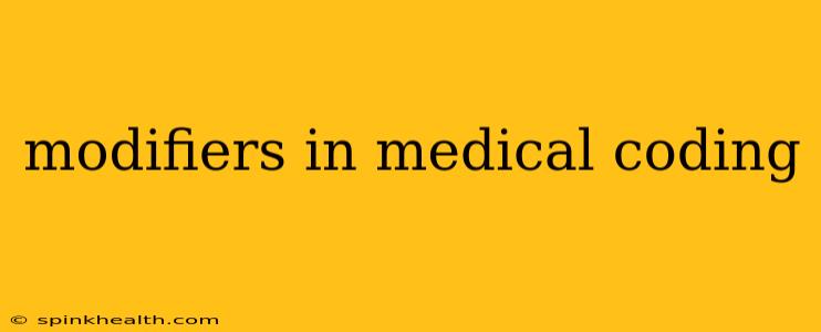 modifiers in medical coding