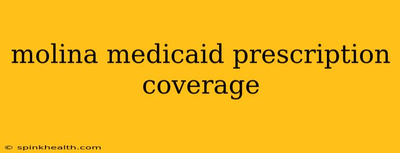 molina medicaid prescription coverage