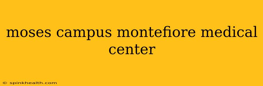 moses campus montefiore medical center