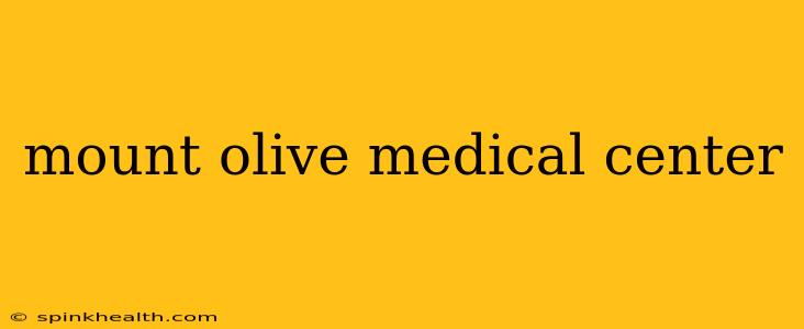 mount olive medical center