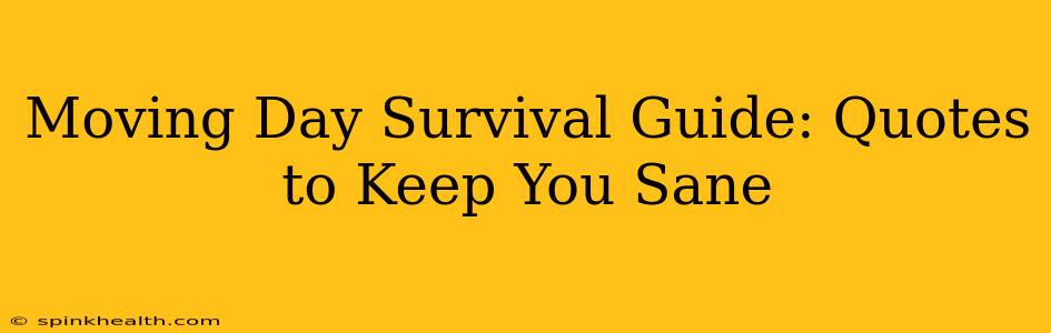 Moving Day Survival Guide: Quotes to Keep You Sane