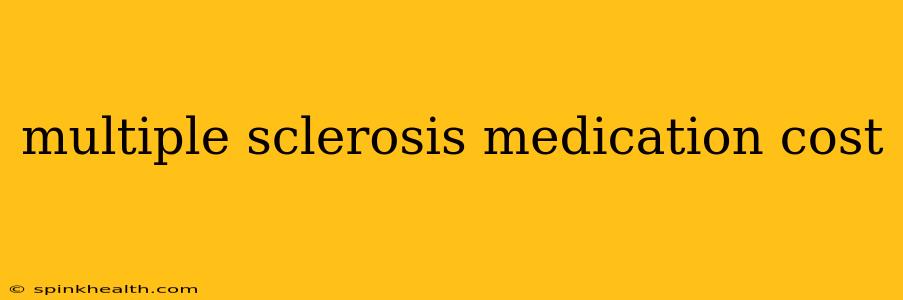 multiple sclerosis medication cost