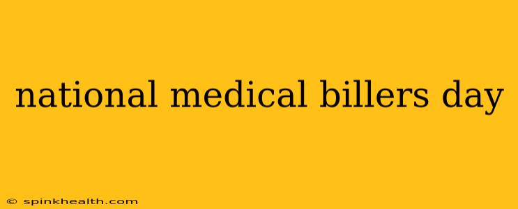national medical billers day