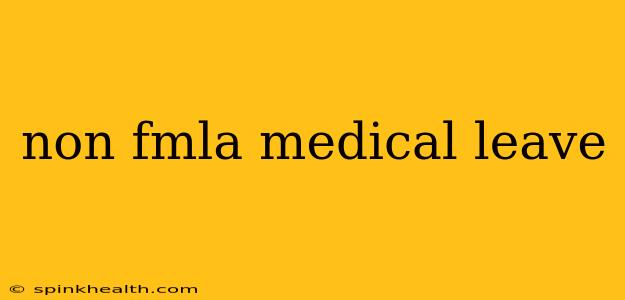 non fmla medical leave